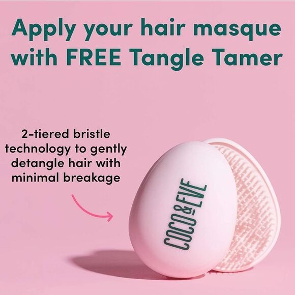 Coco & Eve Like a Virgin Hair Mask & Detangler set - Picture 6 of 11